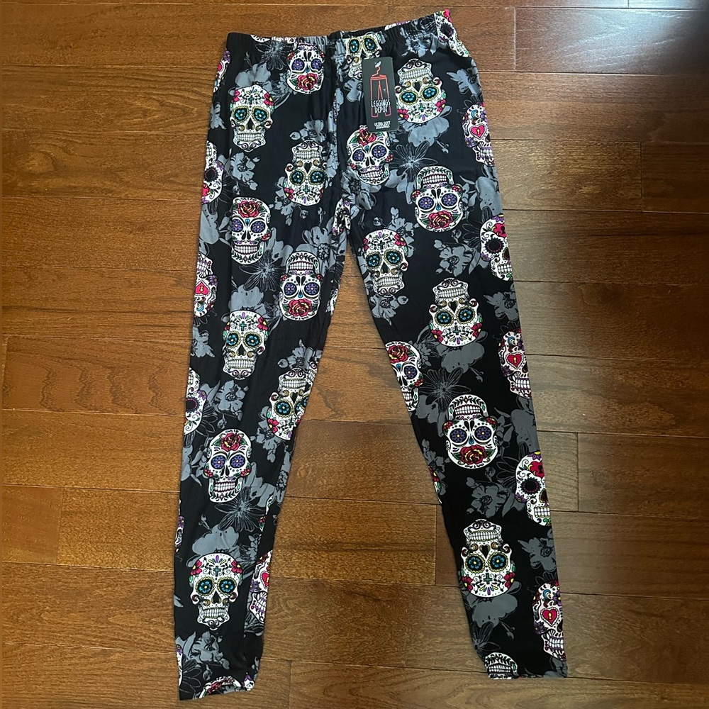 women’s plus size Leggings Depot festive leggings